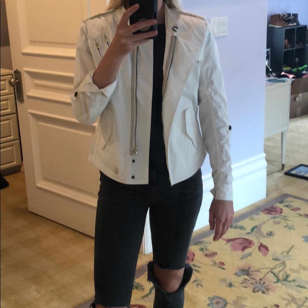 G-Star white jacket! M. NWOT! - Picture 9 of 10